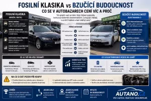 Autobazar: Diesel, benzin nebo elektřina: co si v bazarech lépe drží cenu