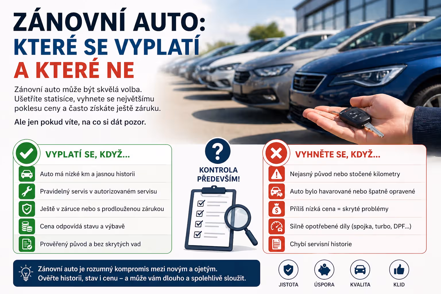 Zánovní auto: které se vyplatí a které ne?