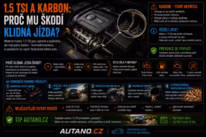 1.5 TSI: 1.5 TSI a karbon: Proč mu škodí klidná jízda?