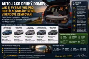 dovoz: Auto jako druhý domov: vůz pro spaní, kempování a digitální nomády