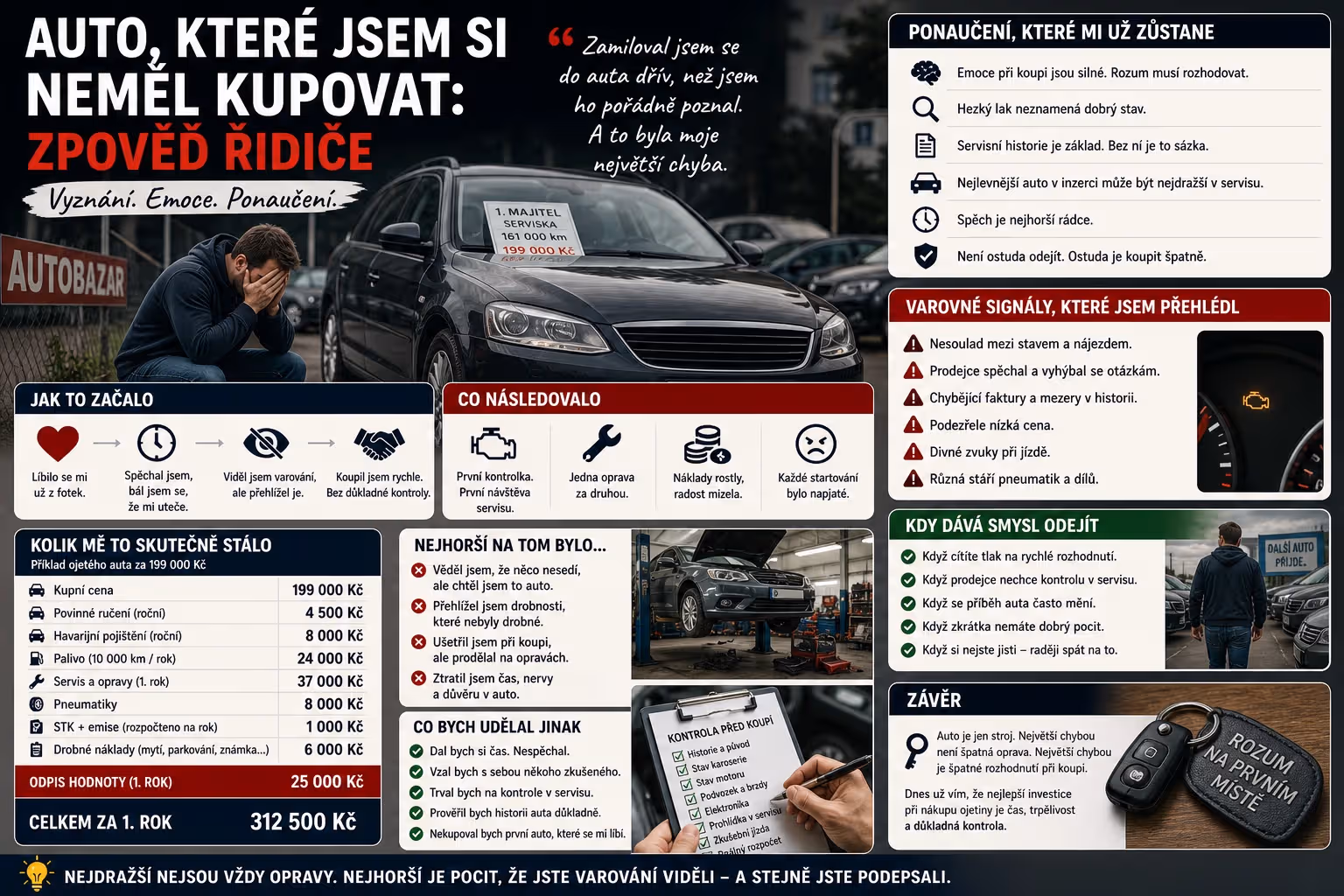 Auto, které jsem si neměl kupovat: zpověď řidiče