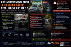 Bezpečnost: Auto s volantem vpravo v Česku: Přihlášení a realita provozu