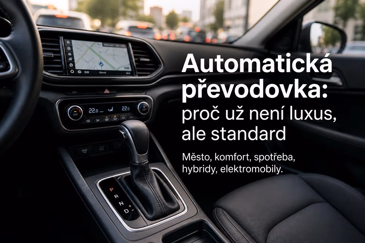 Automatická převodovka už není luxus: proč z ní město, hybridy a elektromobily udělaly nový standard
