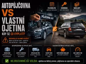 Autopůjčovna: Autopůjčovna vs. vlastní ojetina: Co se vyplatí?
