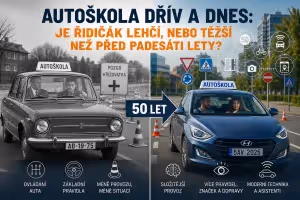 Autoškola: Autoškola před padesáti lety a dnes: je řidičák opravdu jednodušší?