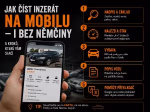 dovoz: Jak číst inzerát na mobile.de bez němčiny | Autano.cz.