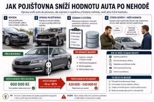 Bezpečnost: Jak nehoda sníží hodnotu auta i po kvalitní opravě