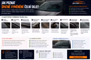Bezpečnost: Jak poznat špatně vyměněné čelní sklo?