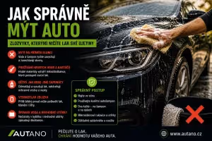 Bezpečnost: Jak správně mýt auto a nezničit si lak zlozvyky