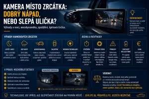 Bezpečnost: Kamera místo zrcátka: proč láká automobilky, ale řidiči jí nemusí věřit