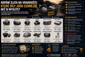Finance: Kopání zlata na vrakovišti: Které díly se vyplatí nejvíc?