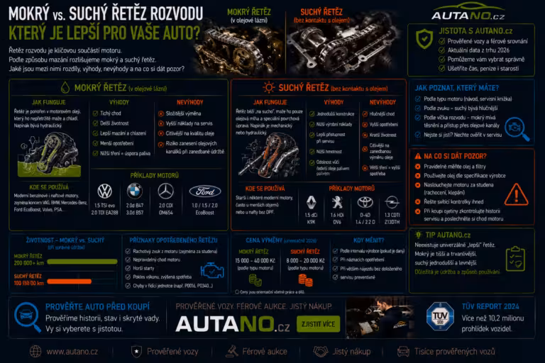 Motory: Mokrý vs. suchý řetěz rozvodů: Průvodce