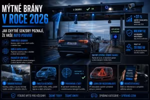 Doprava: Mýtné brány 2026: Jak senzory poznají, že auto podvádí?