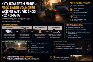Bezpečnost: Zahřívání motoru v zimě: Proč volnoběh autu škodí?