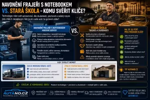 Automechanik: Technik s notebookem vs. stará škola