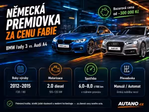 dovoz: Německá prémiovka za cenu Fabie: BMW 3 vs. Audi A4