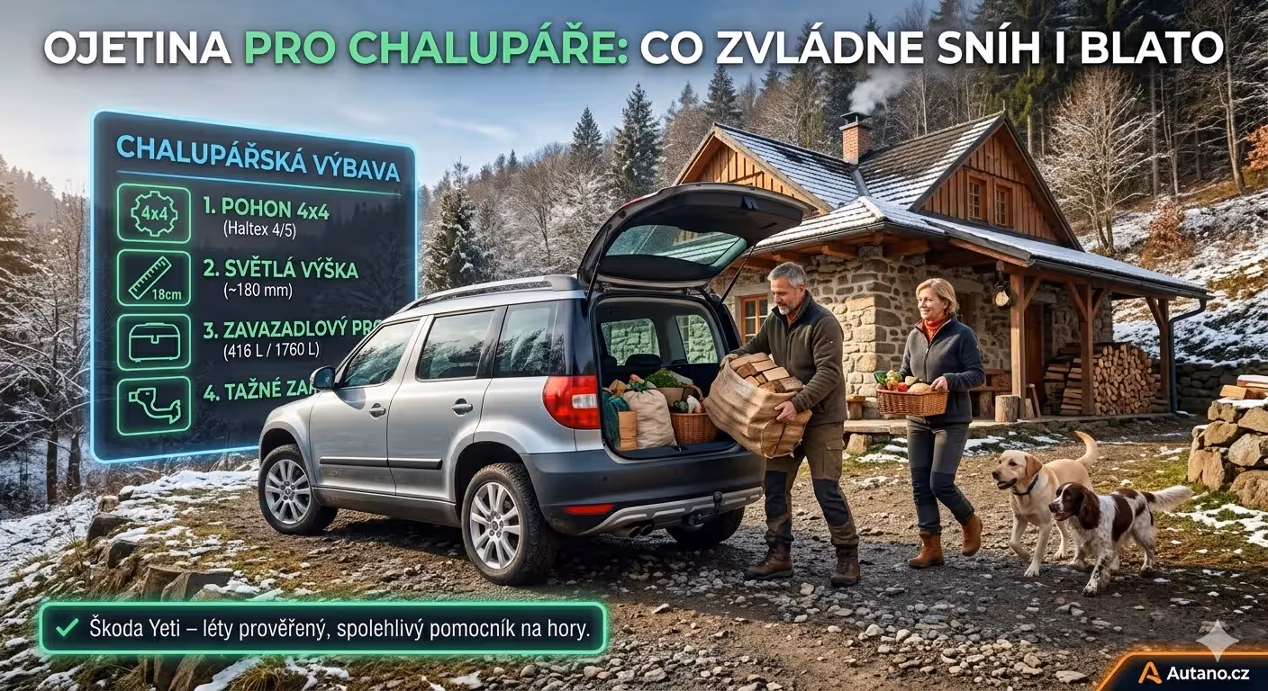 Ojetina pro chalupáře: Co zvládne štěrk, sníh a rozbitou cestu