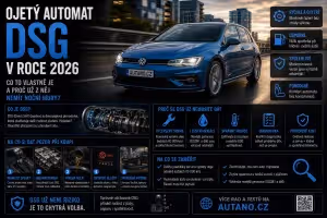 Doprava: Ojetý automat DSG: Co to je a proč se ho v roce 2026 nebát?