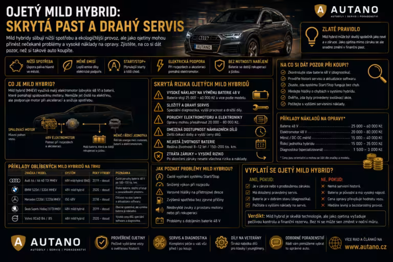 baterie: Ojetý mild-hybrid: Skrytá past a drahý servis