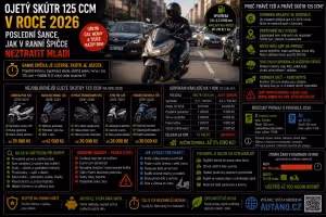 Doprava: Ojetý skútr 125 ccm: Jak vybrat a nenaletět?