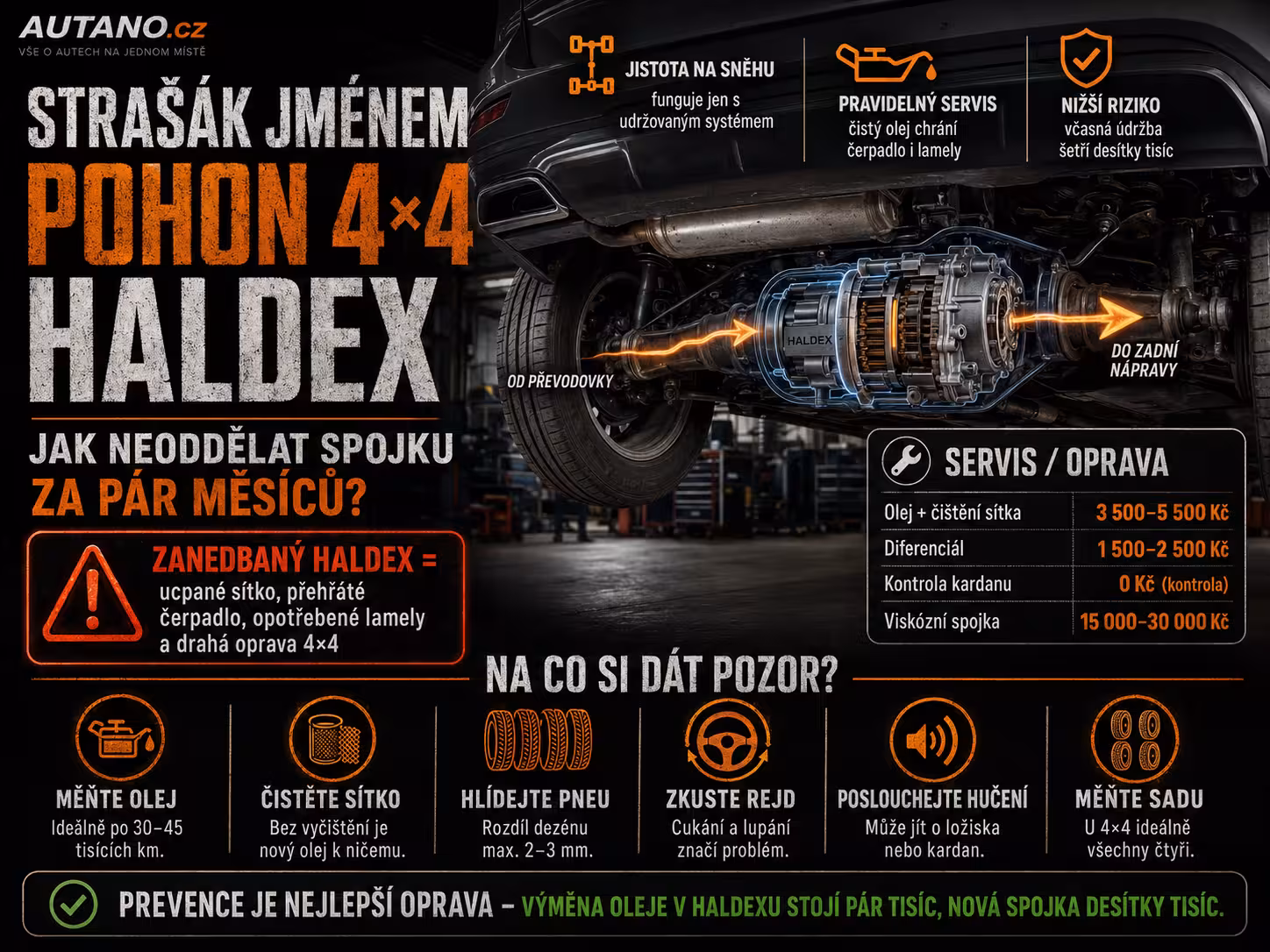 Bezpečnost: Pohon 4x4 u ojetiny: Jak nezničit spojku Haldex?