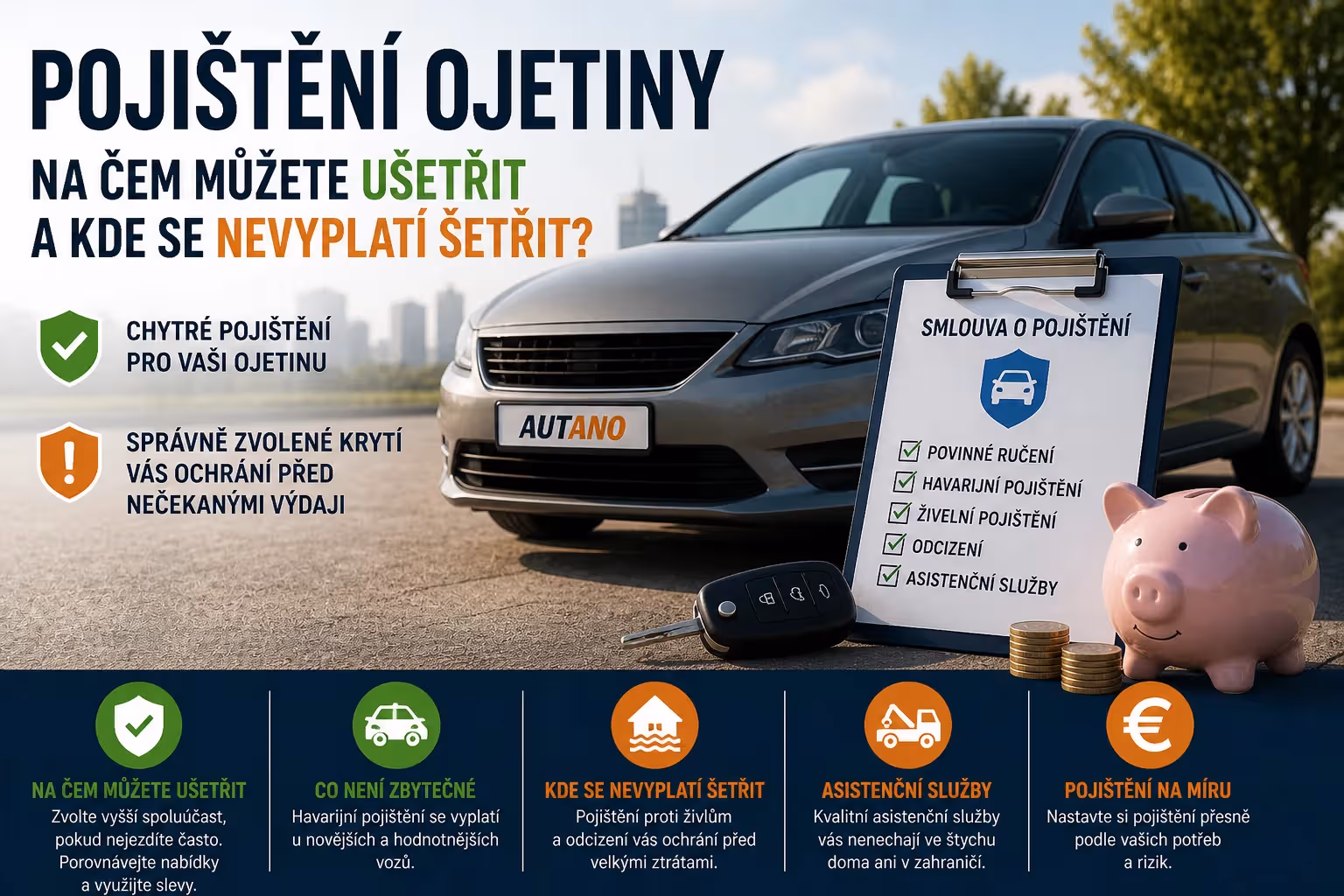 Doprava: Pojištění ojetiny: Jak ušetřit a na co si dát pozor?