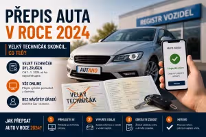 Doprava: Přepis auta 2024: Jak na nový postup bez velkého techničáku?