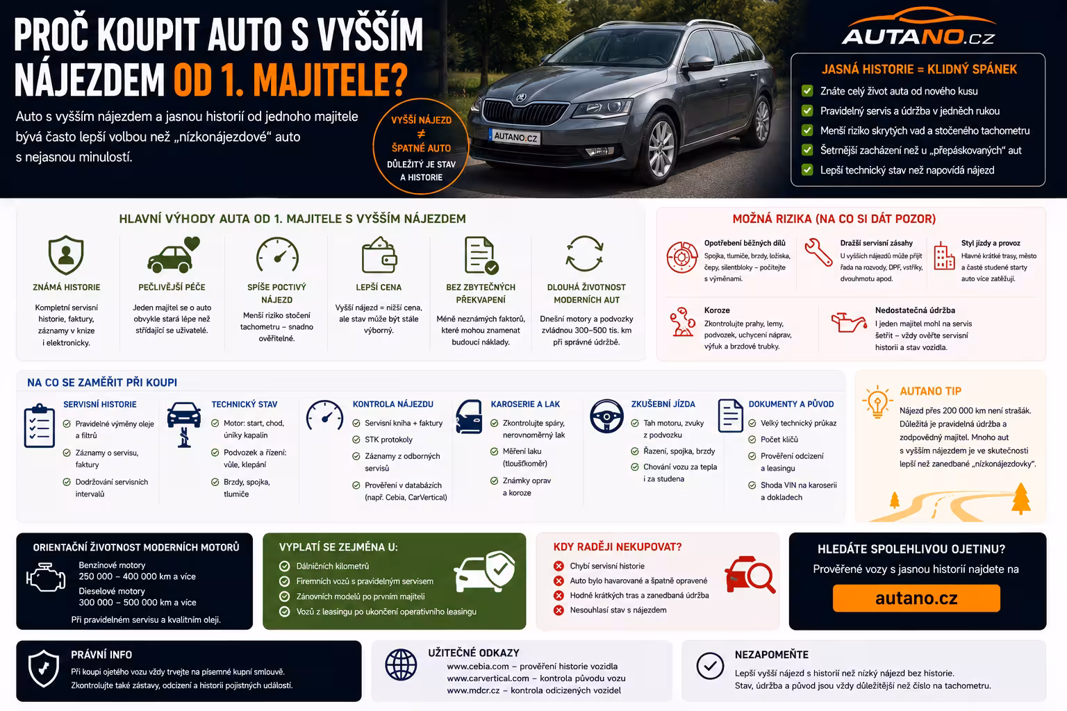 Auto s vyšším nájezdem od jednoho majitele: Proč je to trefa do černého?