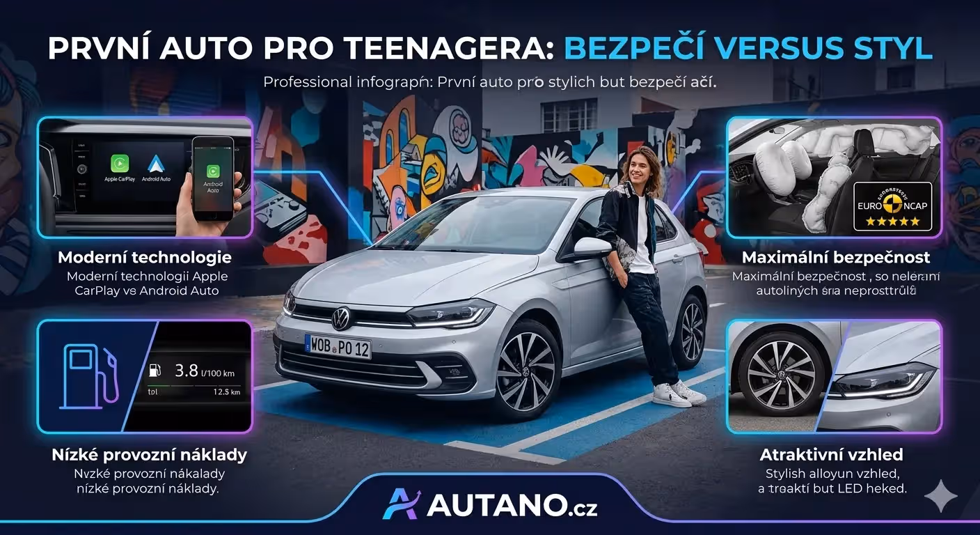 První auto pro teenagera: Rozum versus styl (a bezpečí především)