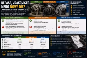 Finance: Repase, vrakoviště, nebo nový díl? Jak ušetřit za servis