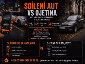 Carsharing: Sdílení aut jako alternativa k ojetině: Čísla
