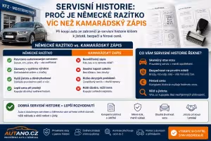 autorizovaný servis: Servisní historie: Německé razítko vs. český zápis