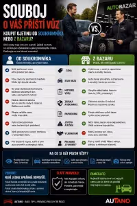 Autobazar: Soukromník vs. Autobazar: Kde koupit ojetinu?