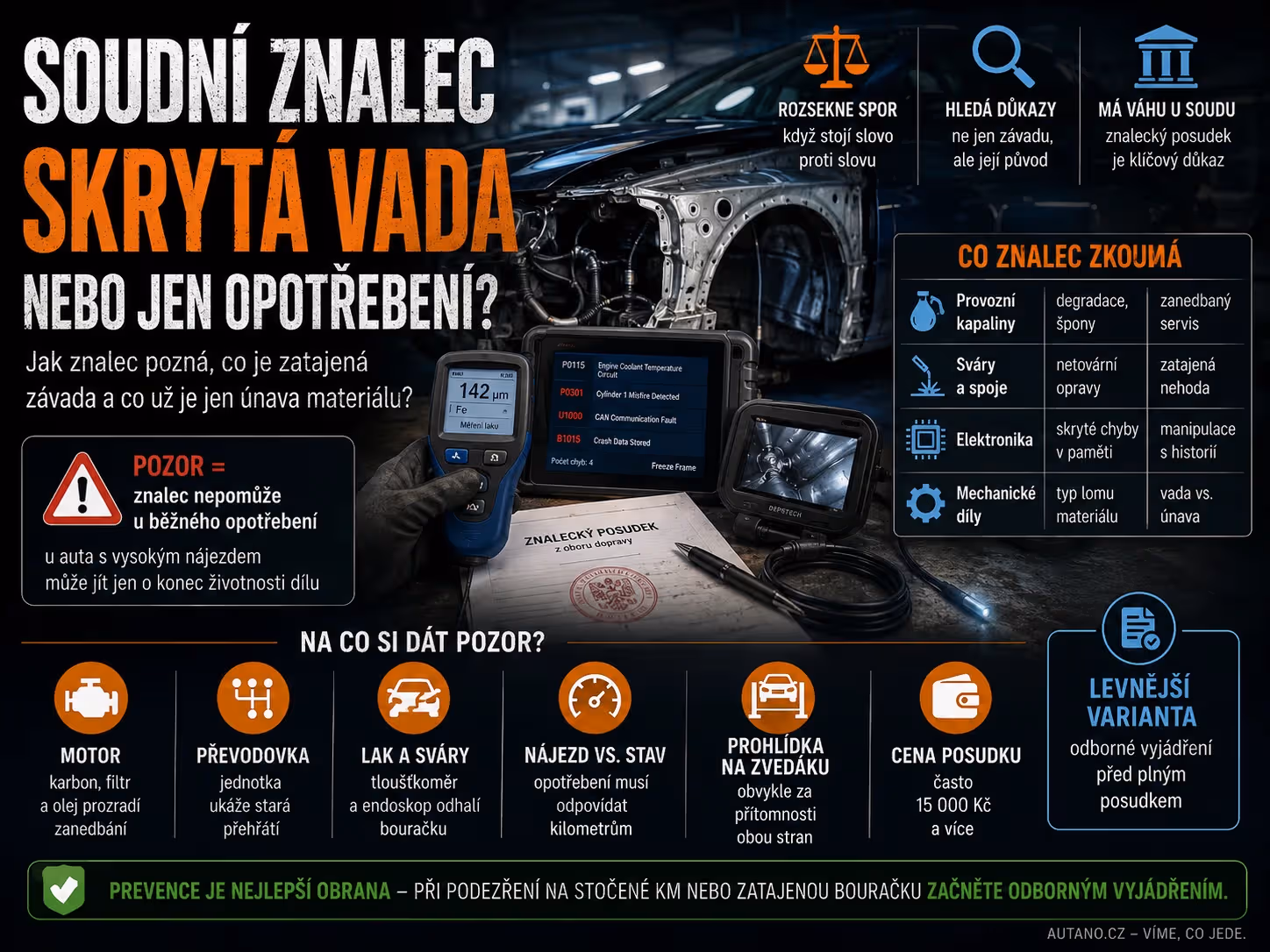 Soudní znalec v akci: Jak se pozná skrytá vada od „únavy materiálu“?