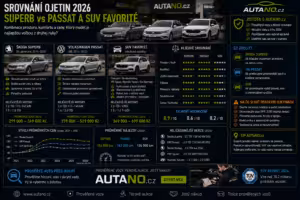 Nákup: Srovnání ojetin 2026: Superb vs. Passat a SUV favorité