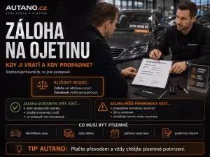 Finance: Záloha na ojetinu: Kdy ji vrátí a kdy propadne?