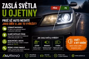 Bezpečnost: Zašlá světla u ojetiny: Proč už auto nesvítí a jak to vyřešit?